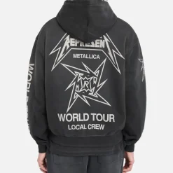 Loungewear|Sweatshirts|Polo Ralph Lauren REPRESENT x Metallica 40 Year Anniversary Cotton-Jersey Hoodie - S
