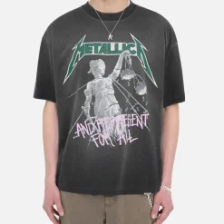 T-Shirts|T-Shirts|AMI REPRESENT x Metallica Justice Cotton-Blend Jersey T-Shirt - S