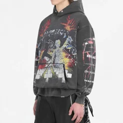 Sweatshirts|REPRESENT x Metallica Master Of Puppets Cotton-Jersey Hoodie - S