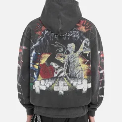 Sweatshirts|REPRESENT x Metallica Master Of Puppets Cotton-Jersey Hoodie - S