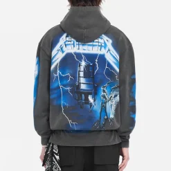 Sweatshirts|REPRESENT x Metallica Ride the Lightning Cotton-Jersey Hoodie - S