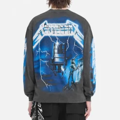 T-Shirts|T-Shirts|REPRESENT x Metallica Ride The Lightning Cotton-Blend T-Shirt - S