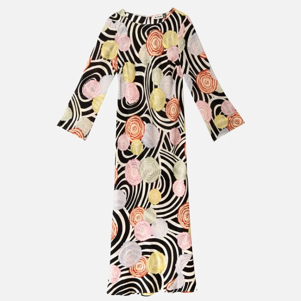 Dresses|Dresses|RIXO Alondra Patterned Silk Crepe De Chine Dress - 6