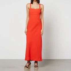 Dresses|Dresses|RIXO Brennan Wool-Cloqué Midi Dress - UK 18