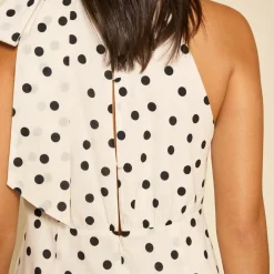 Dresses|Dresses|Stine Goya RIXO Eleanor Polka-Dot Cotton-Voile Dress - UK 12