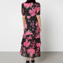 Dresses|Dresses|RIXO Evelyn Chiffon Maxi Dress - UK 6