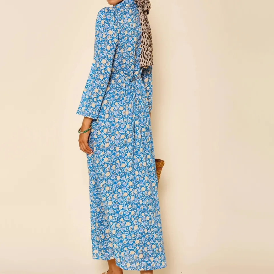 Dresses|Dresses|Ganni Rixo Franchi Floral-Print Cotton-Voile Dress - UK 6