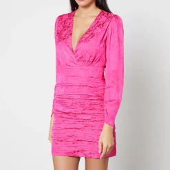 Dresses|Dresses|RIXO Golden Silk-Blend Mini Dress - UK 6