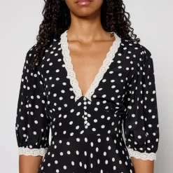 Dresses|Dresses|RIXO Juniper 2 Crepe Midi Dress - UK 8