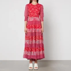 Dresses|Dresses|RIXO Kristen Printed Crepe Midi Dress - XS/UK 8