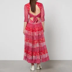 Dresses|Dresses|RIXO Kristen Printed Crepe Midi Dress - XS/UK 8