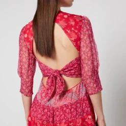 Dresses|Dresses|RIXO Kristen Printed Crepe Midi Dress - XS/UK 8