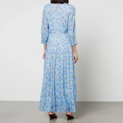 Dresses|Dresses|RIXO Kristen Printed Crepe Midi Dress - UK 6