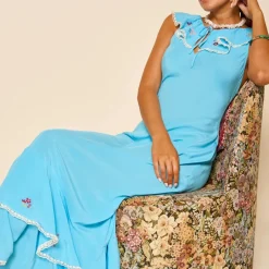Dresses|Dresses|Dr. Martens Rixo Latisha Lace-Trimmed Crepe De Chine Dress - UK 6
