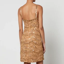 Dresses|Dresses|De La Vali Rixo Leo 2 Embellished Georgette Mini Dress - UK 12