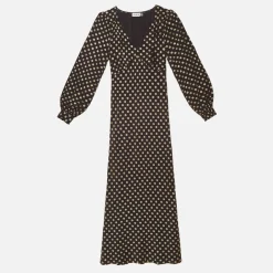 Dresses|Dresses|RIXO Mavis Crepe De Chine Halterneck Dress - 6