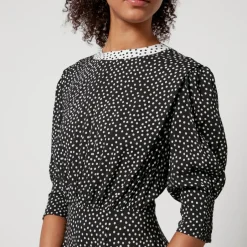 Dresses|Dresses|Birkenstock Rixo Meg Leopard-Print and Polka-Dot Chiffon Maxi Dress - S/UK 10