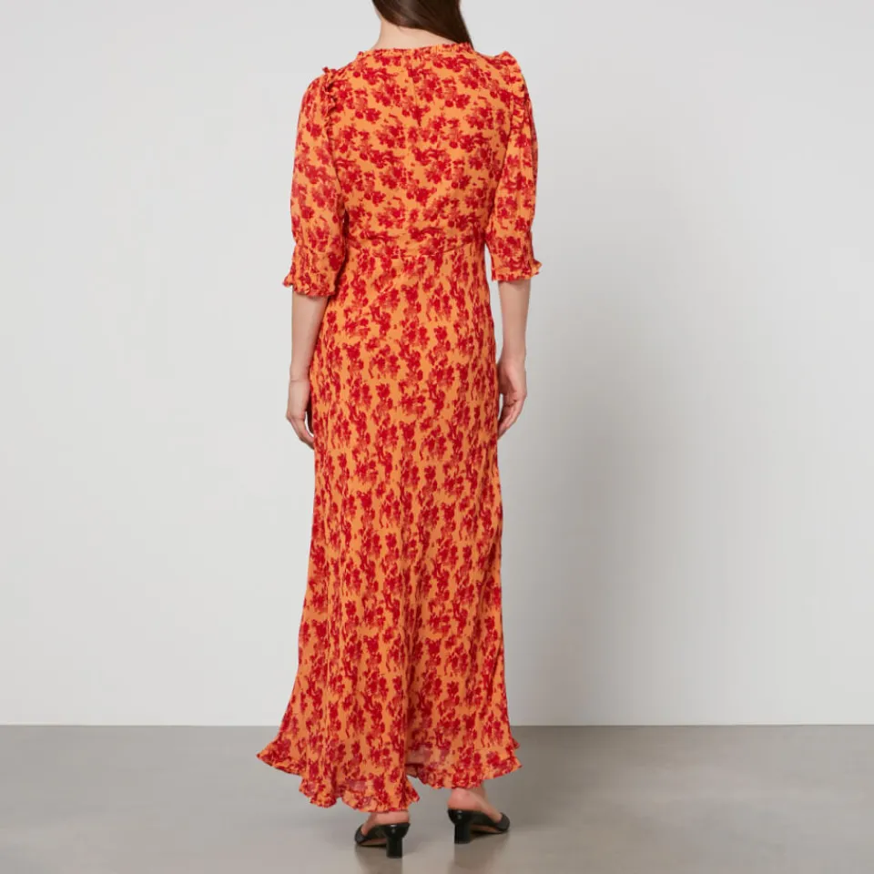 Dresses|Dresses|RIXO Sathya Floral-Print Georgette Dress - 2XL/UK 18