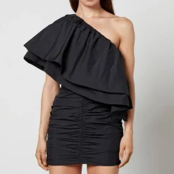 Dresses|Dresses|Dr. Martens Rotate Birger Christensen One-Shoulder Taffeta Mini Dress - DK 32/UK 4