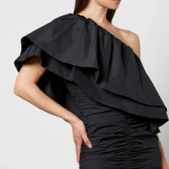 Dresses|Dresses|Dr. Martens Rotate Birger Christensen One-Shoulder Taffeta Mini Dress - DK 32/UK 4