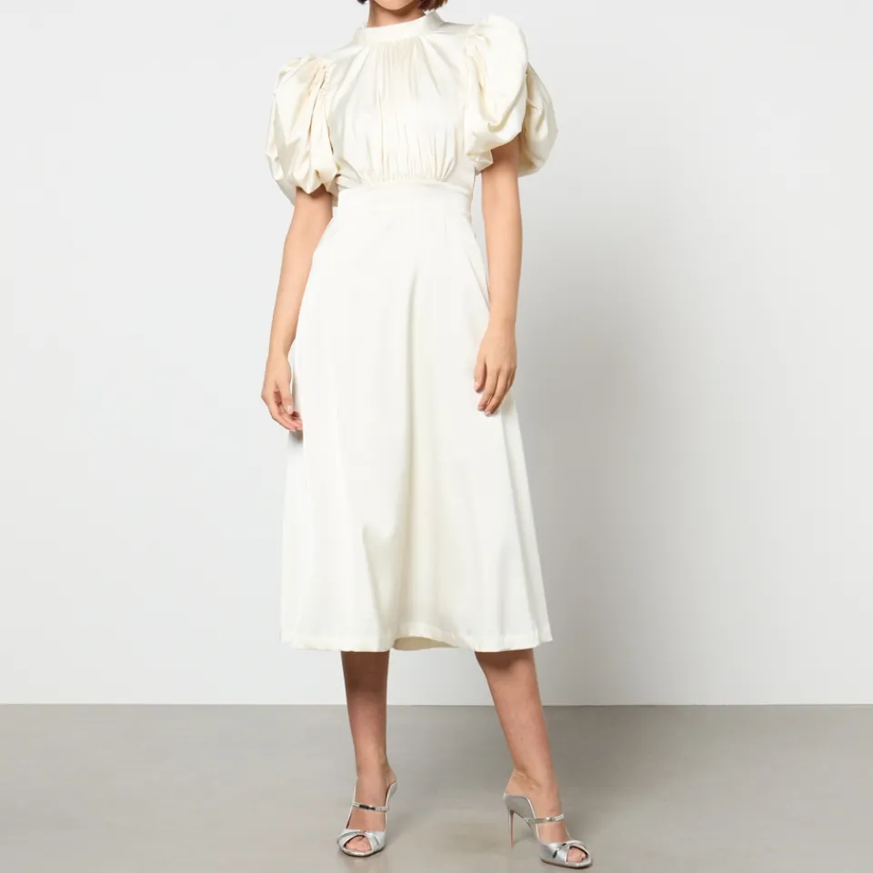 Dresses|Dresses|ROTATE Birger Christensen Satin Midi Dress - DK 36/UK 8