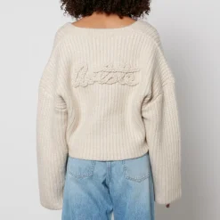 Loungewear|Knitwear|Cras Rotate Birger Christensen Logo Cable-Knit Jumper - DK 40/UK 12