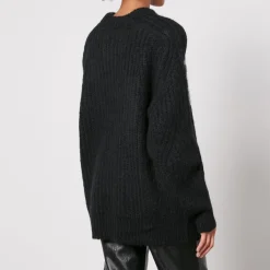 Loungewear|Knitwear|Marant Etoile Rotate Birger Christensen Ribbed-Knit Oversized Jumper - DK 34/UK 6