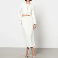 Skirts|Skirts|ROTATE Birger Christensen Sequinned Bouclé High-Waisted Skirt - DK 38/UK 10