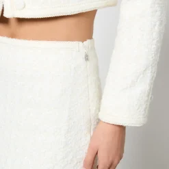 Skirts|Skirts|ROTATE Birger Christensen Sequinned Bouclé High-Waisted Skirt - DK 38/UK 10