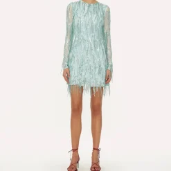 Dresses|Dresses|Dr. Martens Rotate Birger Christensen Sequinned Mesh Mini Dress - DK 38/UK 12