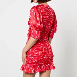 Dresses|Dresses|Marant Etoile Rotate Birger Christensen Floral-Print Crepe Mini Dress - DK 36/UK 8