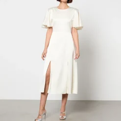 Dresses|Dresses|Dr. Martens Rotate Birger Christensen Satin Slit Midi Dress - DK 36/UK 8