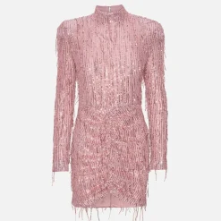 Dresses|Dresses|Dr. Martens Rotate Birger Christensen Sequinned Mesh Mini Dress - DK 44/UK 16