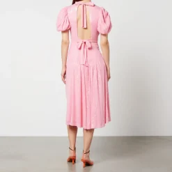 Dresses|Dresses|ROTATE Birger Christensen Sequinned Mesh Midi Dress - DK 32/UK 4