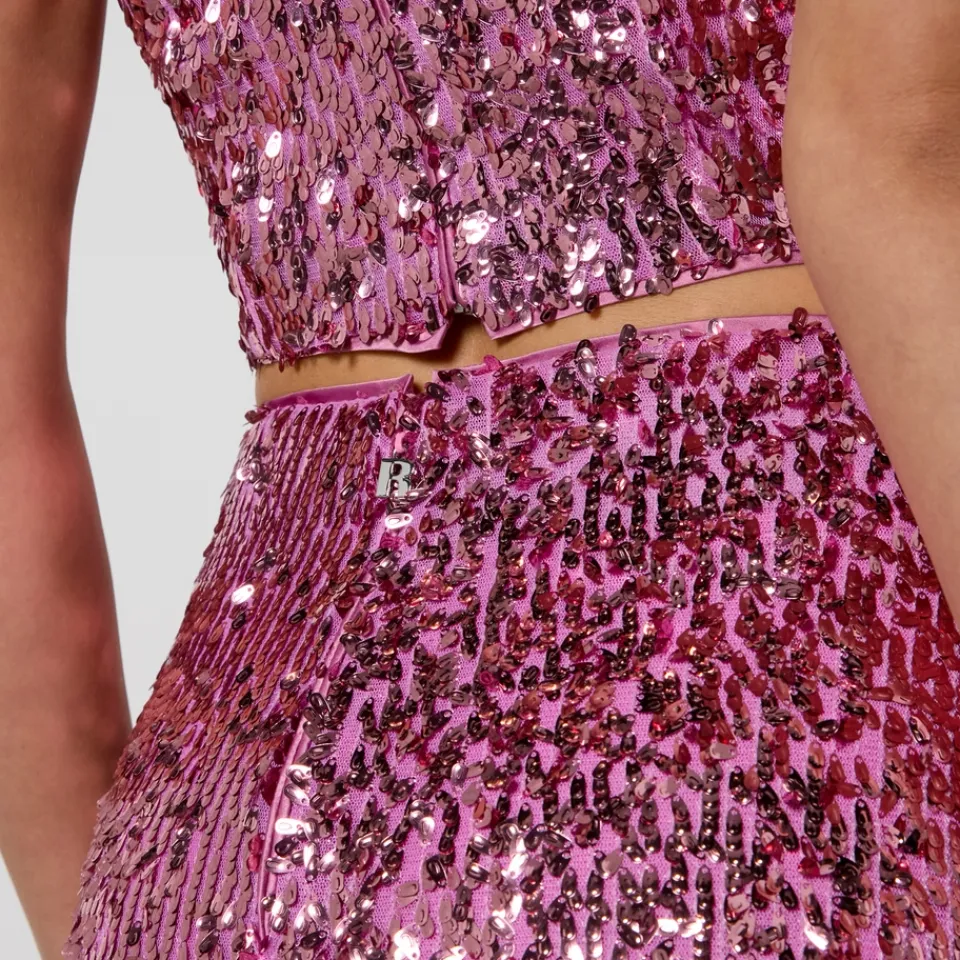 Skirts|Skirts|Tory Burch Rotate Birger Christensen Sequinned Mesh Skirt - DK 36/UK 8