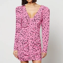 Dresses|Dresses|ROTATE Birger Christensen Floral-Jacquard Mini Dress - DK 32/UK 4