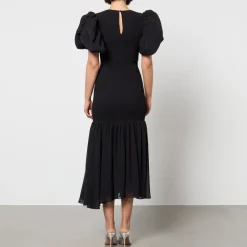Dresses|Dresses|Sleeper Rotate Birger Christensen Recycled Chiffon Puff Sleeve Dress - DK 34/UK 6