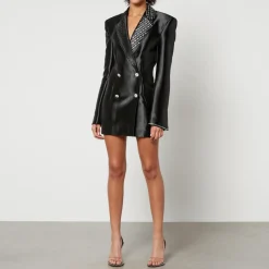 Dresses|Dresses|Dr. Martens Rotate Birger Christensen Embellished Satin-Twill Blazer Dress - DK 36/UK 10