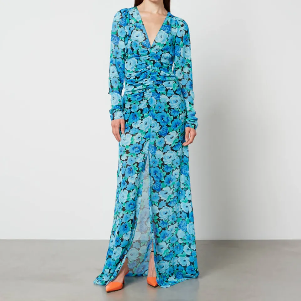 Dresses|Dresses|Dr. Martens Rotate Birger Christensen Printed Chiffon Maxi Dress - DK 32/UK 4