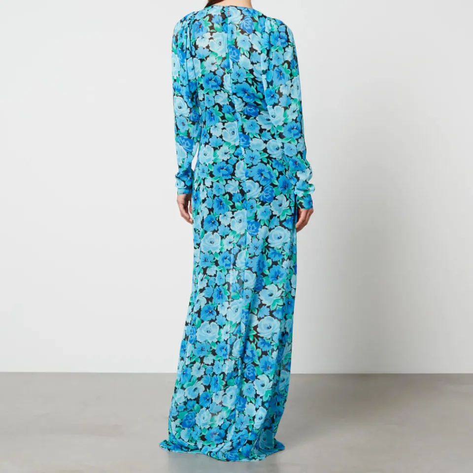 Dresses|Dresses|Dr. Martens Rotate Birger Christensen Printed Chiffon Maxi Dress - DK 32/UK 4