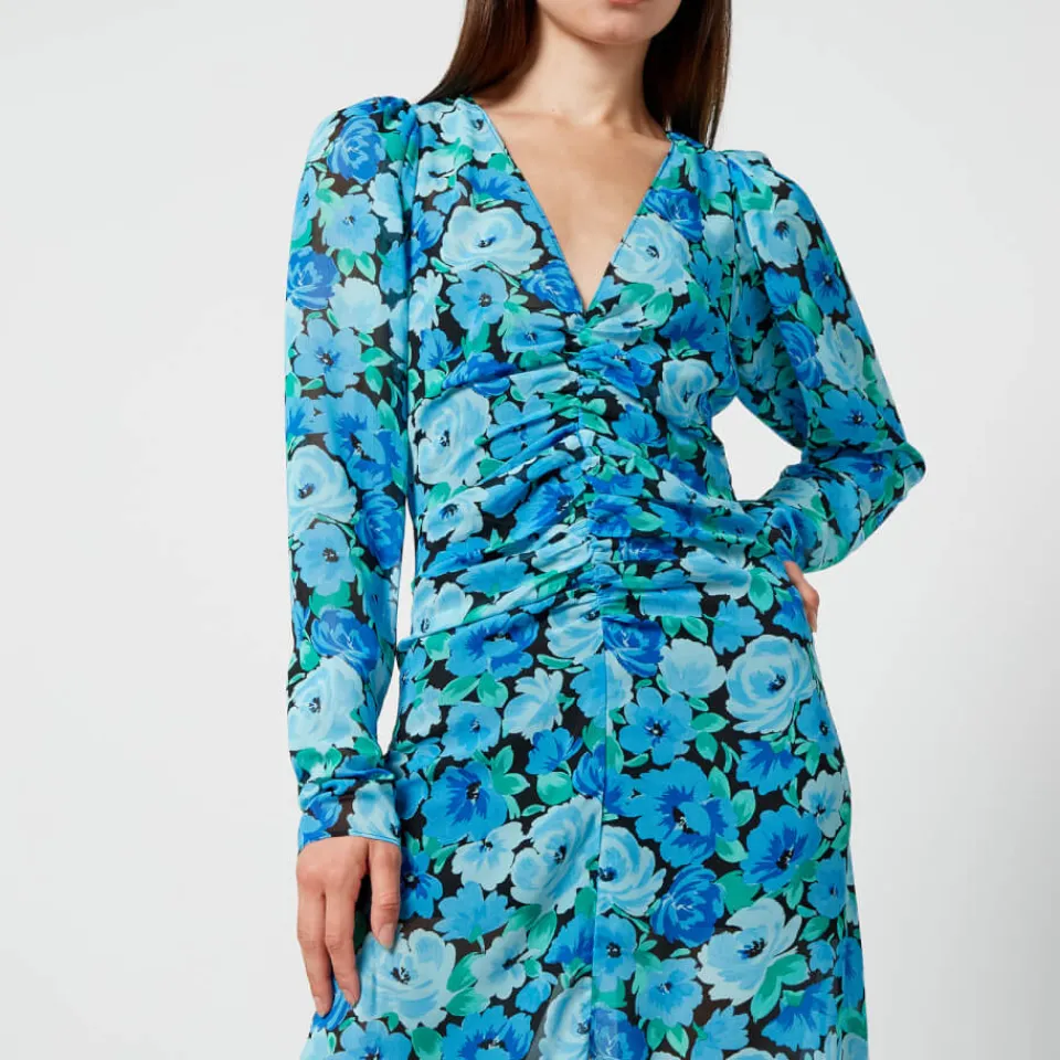 Dresses|Dresses|Dr. Martens Rotate Birger Christensen Printed Chiffon Maxi Dress - DK 32/UK 4