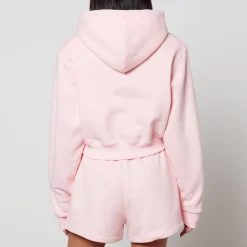 Sportswear|Loungewear|Ganni Rotate Cropped Cotton-Jersey Hoodie - XS