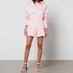 Sportswear|Loungewear|Ganni Rotate Cropped Cotton-Jersey Hoodie - XS