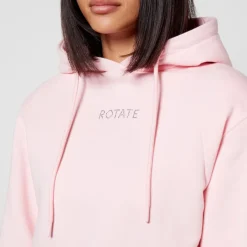 Sportswear|Loungewear|Ganni Rotate Cropped Cotton-Jersey Hoodie - XS
