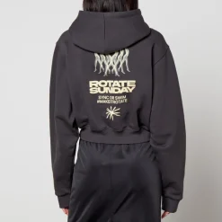 Sportswear|Loungewear|Rotate Sunday Rotate Logo-Print Organic Cotton Hoodie - XS