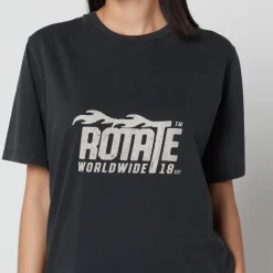 Sportswear|Loungewear|Rotate Sunday Enzyme Logo Organic Cotton T-Shirt - XS