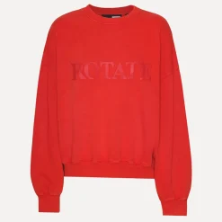 Sweatshirts|Sportswear|Rotate Sunday Relaxed Cotton-Jersey Sweatshirt - L