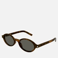 Sunglasses|Sunglasses|Dr. Martens Saint Laurent Jeanne Oval-Frame Acetate Sunglasses