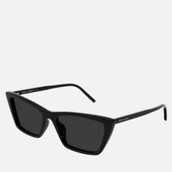 Sunglasses|Sunglasses|Dr. Martens Saint Laurent Mica Thin Cat Eye Acetate Sunglasses