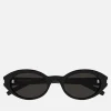 Sunglasses|Sunglasses|Dr. Martens Saint Laurent Oval-Frame Acetate Sunglasses